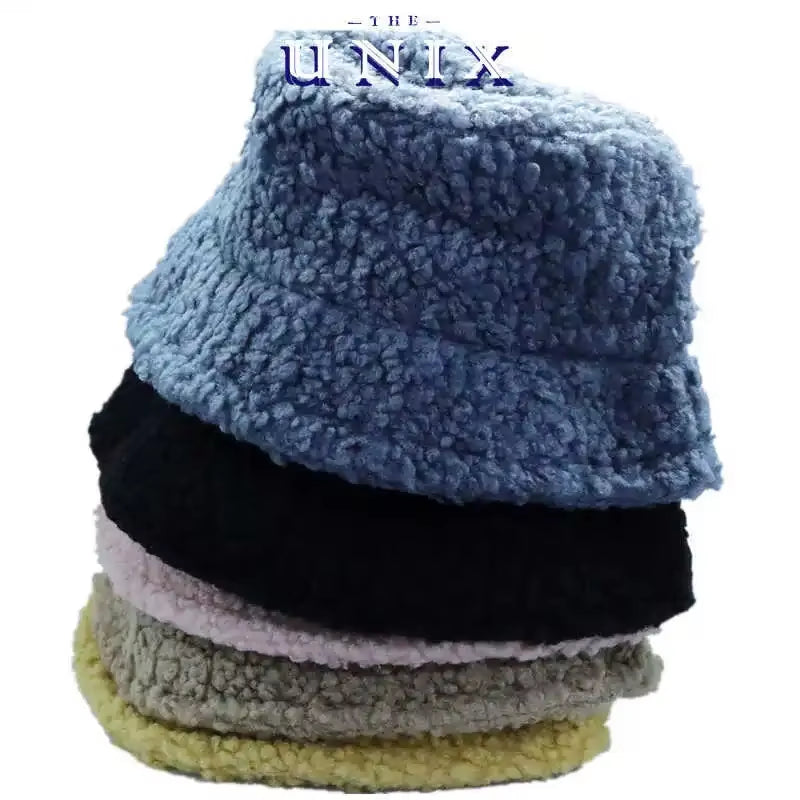 Fashion Women Warm Bucket Hats Lady Autumn Winter Outdoor Panama Fisherman Cap Hat for Women